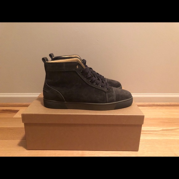 Christian Louboutin | Shoes | Christian Louboutin Louis Orlato Flat Veau  Velours | Poshmark